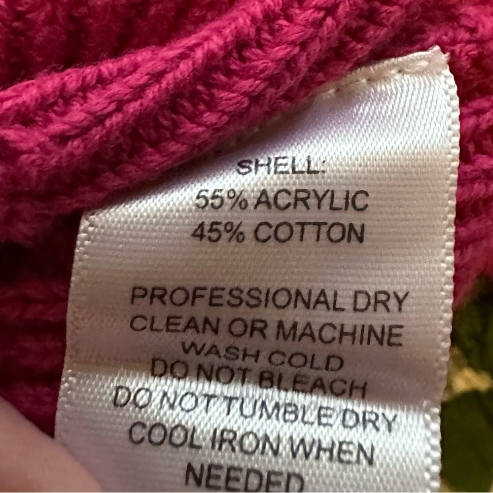 Alden Adair Women’s Pink Aspen Sweater Size M NWT - Picture 5 of 5